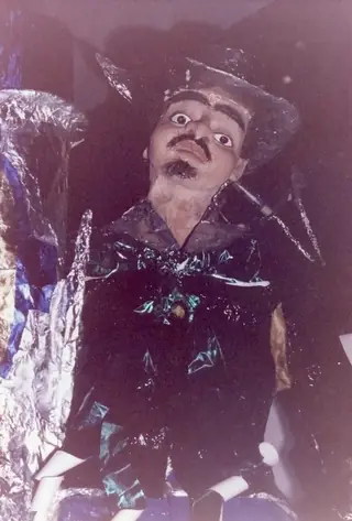 Detalle de la efigie del Borrachito Fogatero.